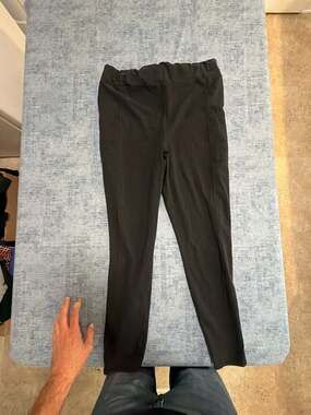 Meri Skye Leggings Size 1X Black Pocket Athletic Pants